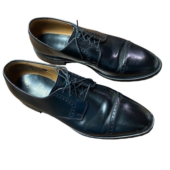 ?ALLEN Edmonds Clifton cap toe Black Leather Oxford main image 8